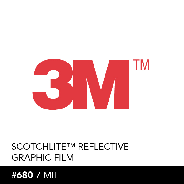 3M™ Scotchlite 680 - Yellow Reflective Vinyl Film